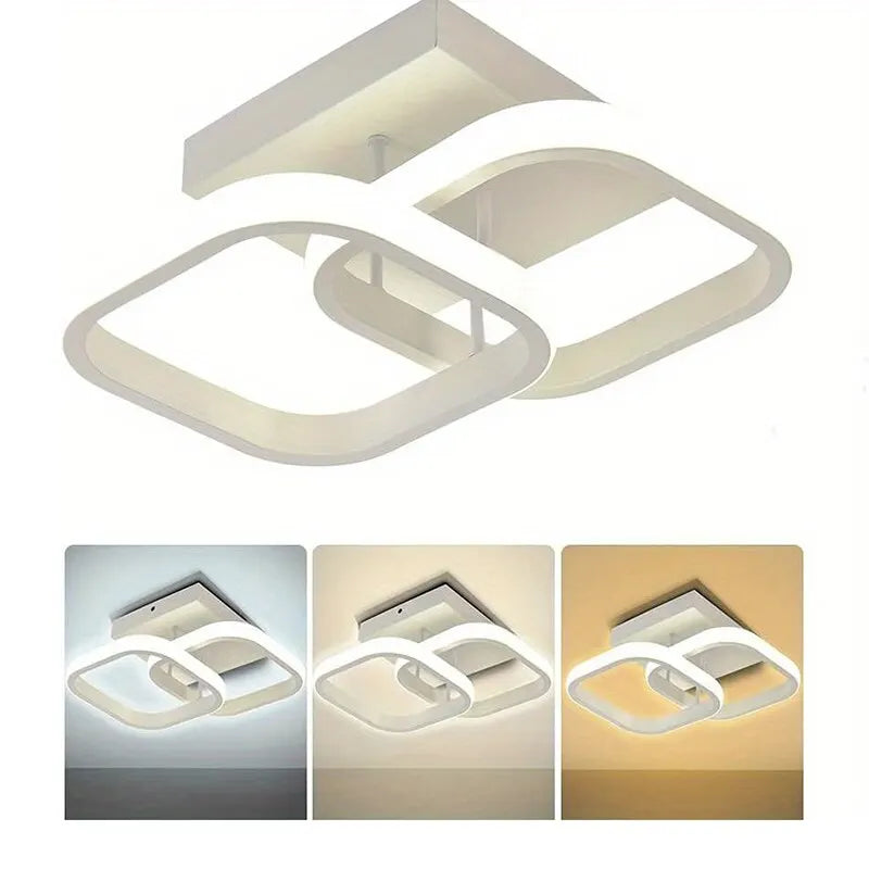 Modern LED Ceiling Light Tri-Color Dimmable