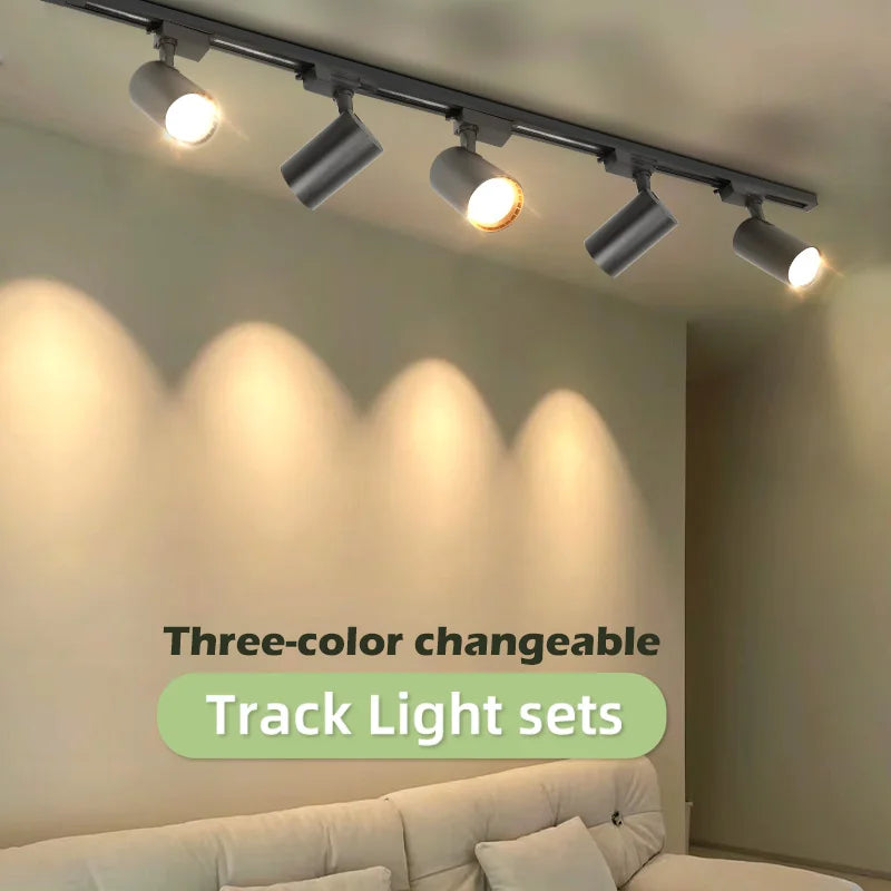 Led Track Light Spot  Wall & Ceiling COB Rails