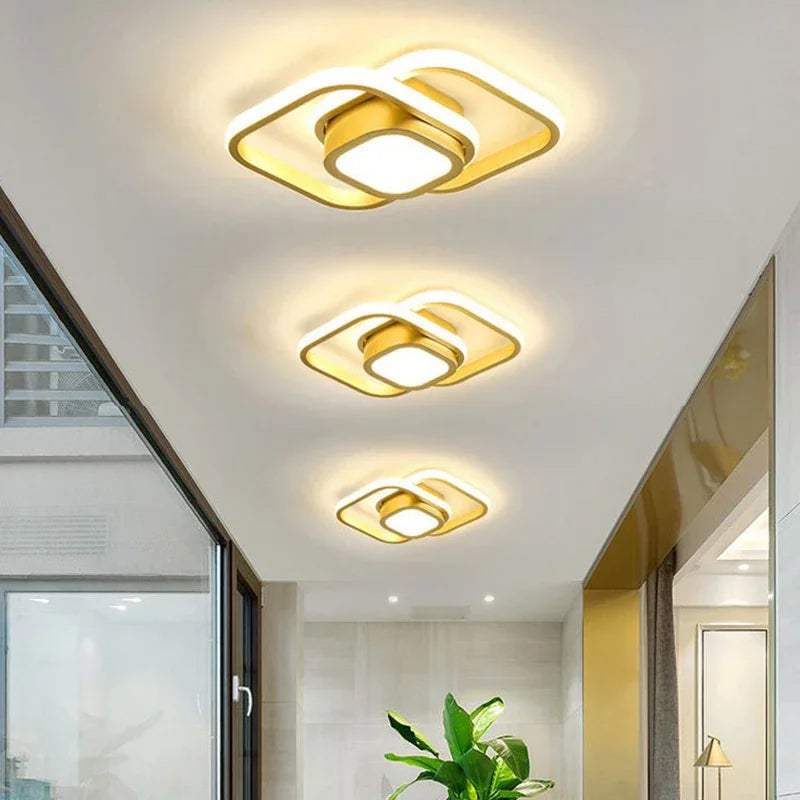 Modern 3 Light Color LED Ceiling Lamp Dimmable