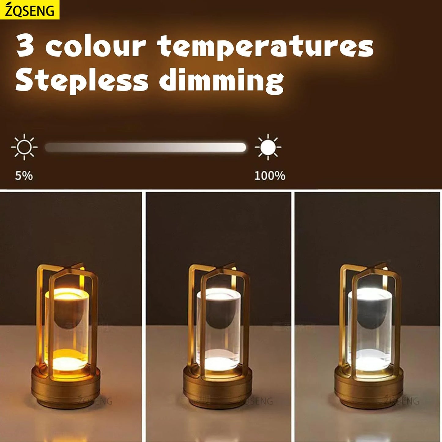 Rechargeable Table Lamp Touch Decor