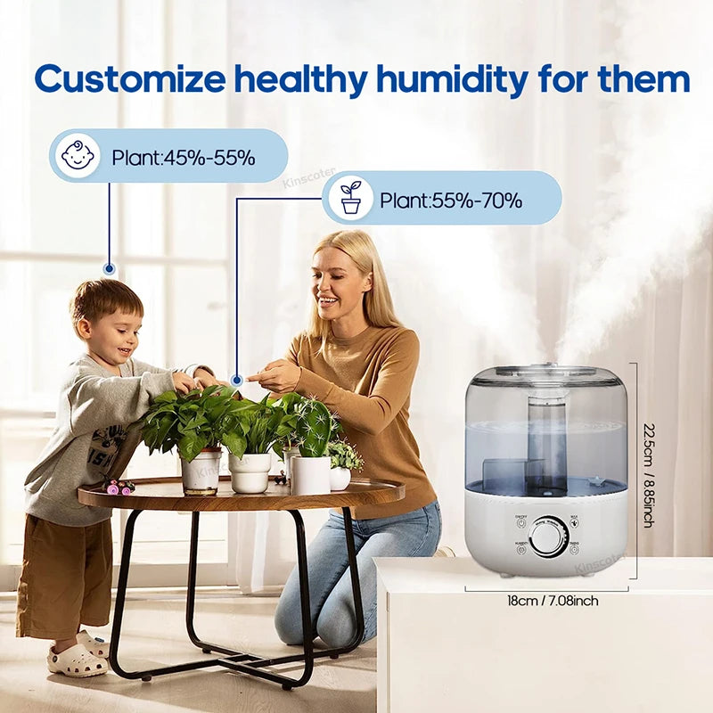 3L Air Humidifier Professional Large Capacity Home Humidifier