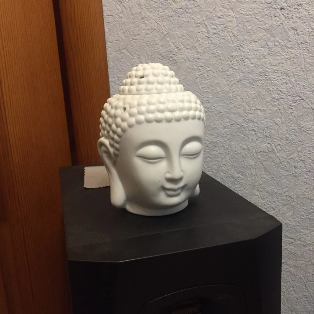 Buddha Head Essential Oil Burner & Candle Holder