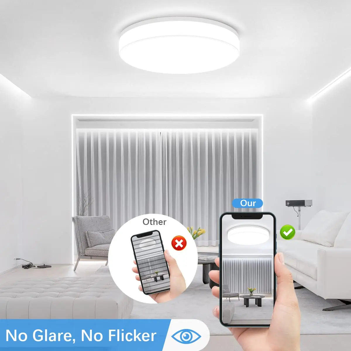 Ultra-thin Round LED Ceiling Light