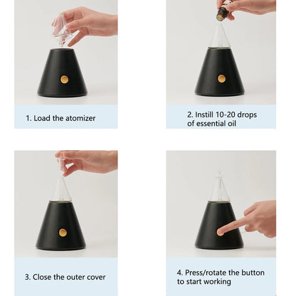 Ultrasonic Waterless Essential Oil Diffuser