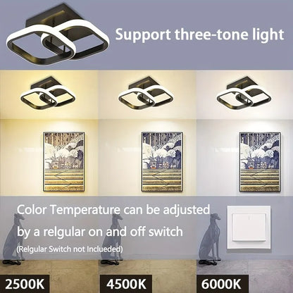 Modern LED Ceiling Light Tri-Color Dimmable