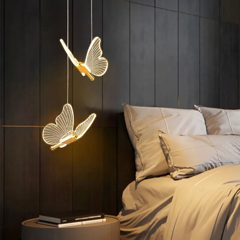 Butterfly Hanging Lustre LED Pendant Light