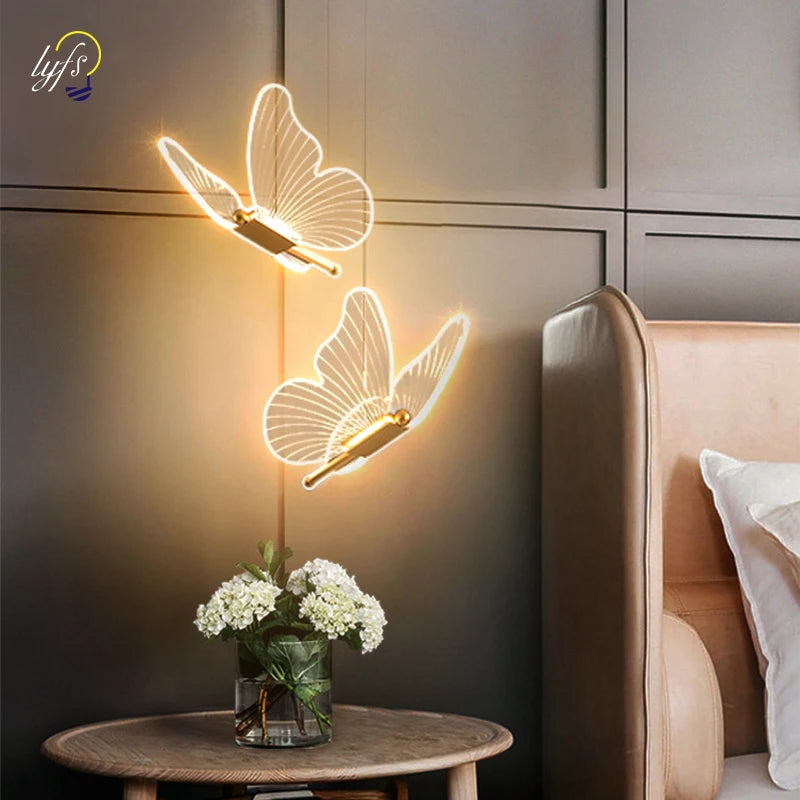 Butterfly Hanging Lustre LED Pendant Light