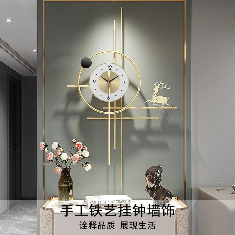 Big Size Luxury Wall Clocks Decor