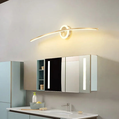 Led Light Mirror Wall Lamp Home Decor