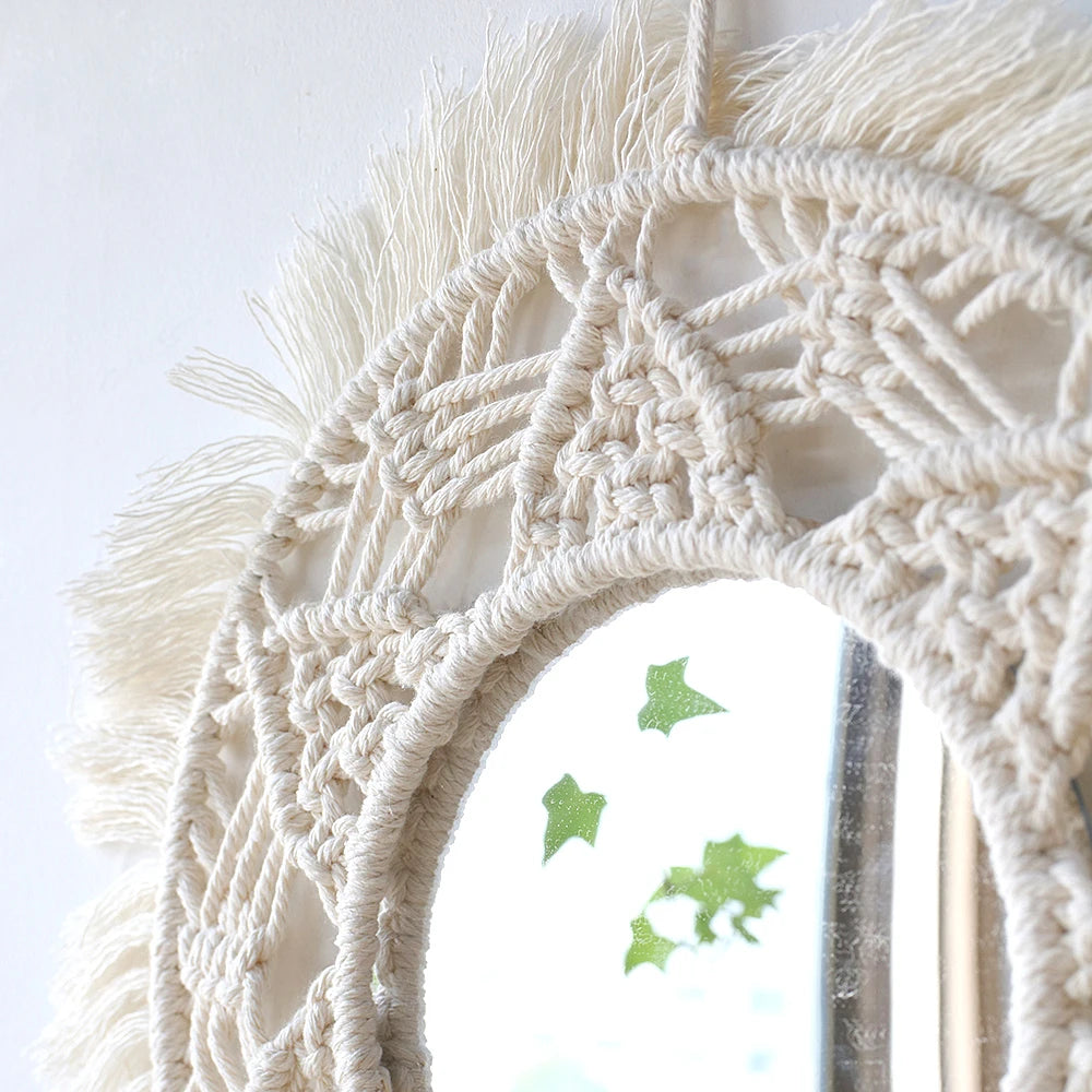 Macrame Mirror Wall Decoration